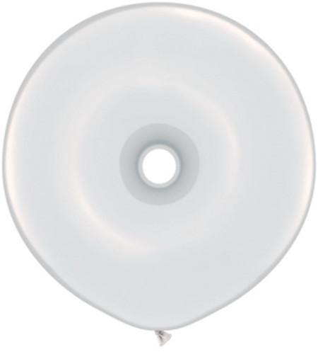 White Donut Shaped Balloon 40cm - Bickiboo Designs