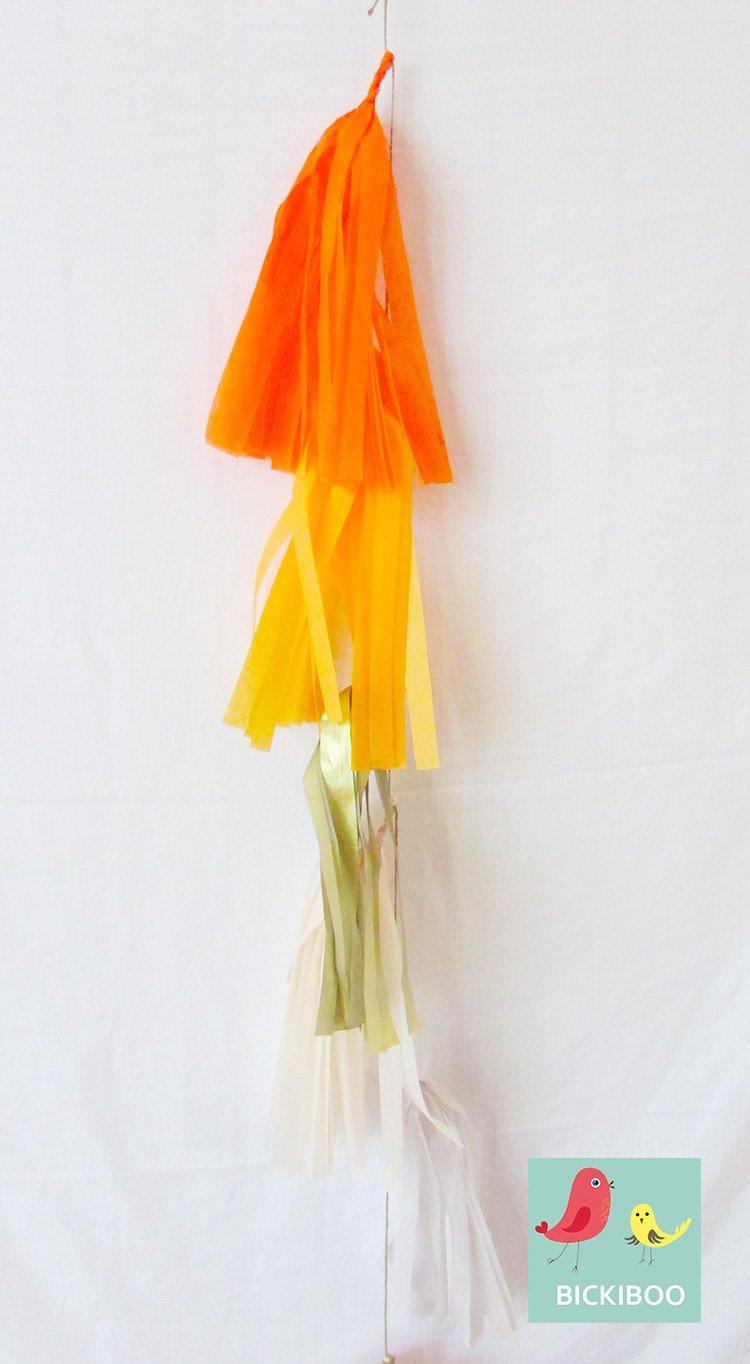 Petite Balloon Tassel Tail - Autumn - Bickiboo Designs