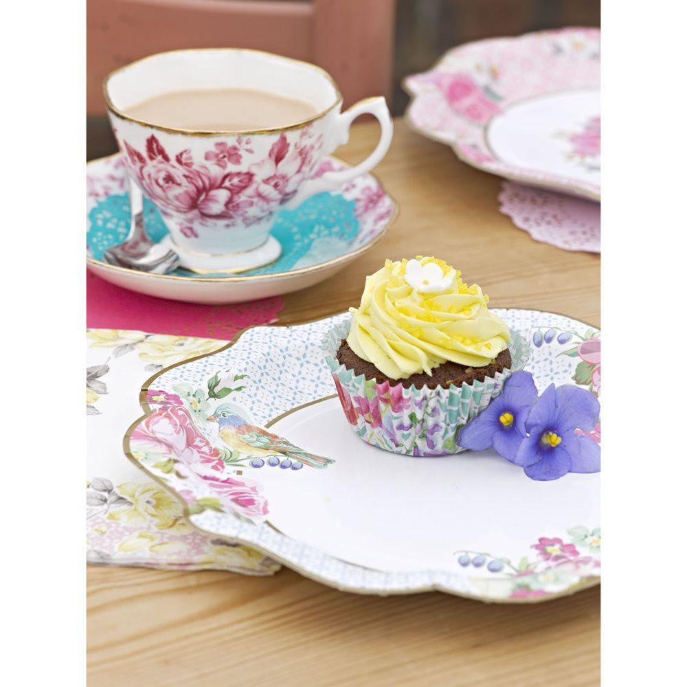 Truly Scrumptious Pretty Tea Party Plates - Bickiboo Designs