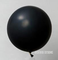 Black Large 60cm Balloon - Bickiboo Designs