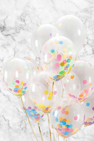 Bright Confetti Balloons Bouquet - Bickiboo Designs