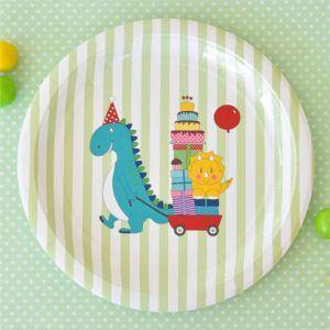 Dinosaur Dessert Party Plate - Bickiboo Designs