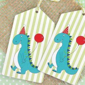 Dinosaur Gift Tag - Bickiboo Designs