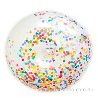 Custom Donut Shaped Confetti Balloon - 40cm - Bickiboo Designs