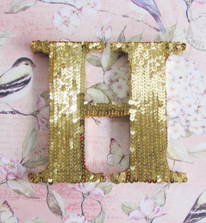 Sequin Letters - Gold - Bickiboo Designs