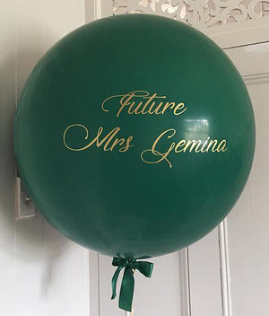 Personalised Giant 90cm Balloon - Bickiboo Designs