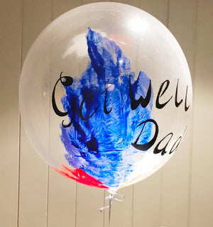 Personalised handpainted Balloon - Bickiboo Designs