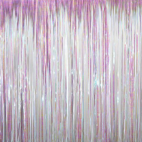 Iridescent Foil Fringe Curtain - Bickiboo Designs