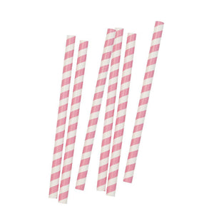 Mix & Match Jumbo Pink Straws 10pk - Bickiboo Designs