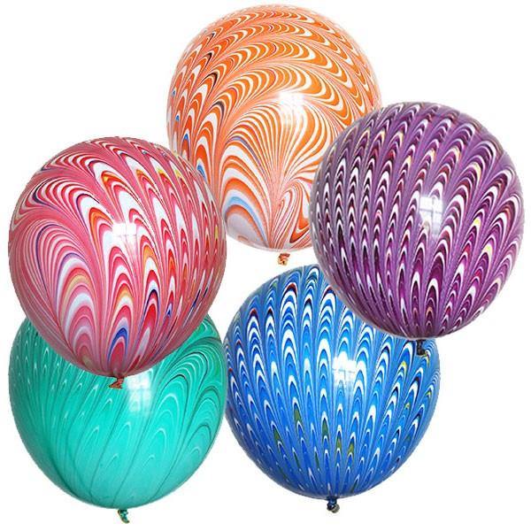 Peacock 45cm Round Balloon - Bickiboo Designs