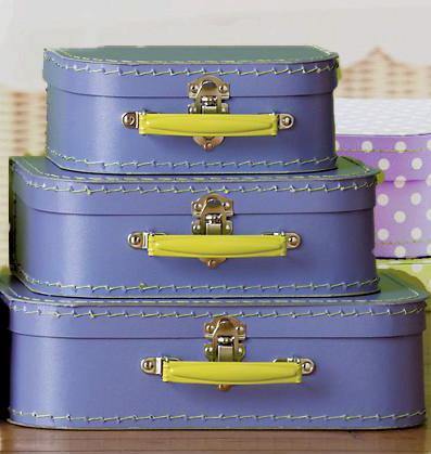 Lavender Euro Suitcases - Bickiboo Designs