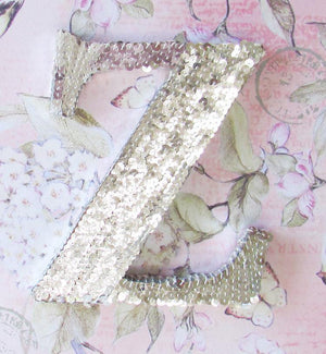 Sequin Letters - Silver - Bickiboo Designs