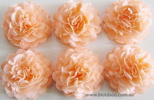Peach Button Mums Tissue Paper Flowers - Bickiboo Designs