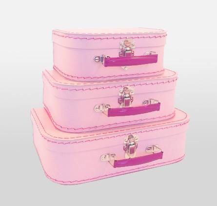 Orchid Pink Euro Suitcases - Bickiboo Designs