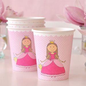 Princesss Large Round Party Plate - Bickiboo Designs