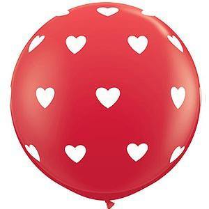 Giant Red Heart Balloon - 90cm - Bickiboo Designs