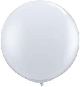 Giant White Balloon - 90cm - Bickiboo Designs
