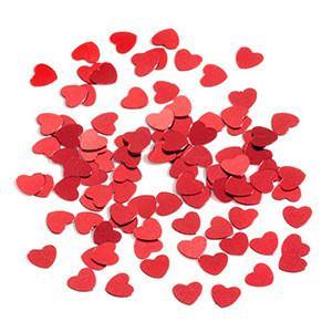Red Heart Table & Invite Confetti - Bickiboo Designs